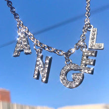Load image into Gallery viewer, Angel Letter Necklace