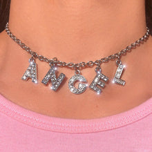 Load image into Gallery viewer, Angel Letter Necklace