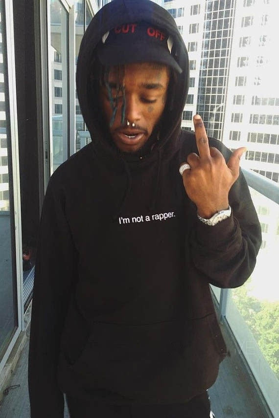 Im not a rapper Hoodie